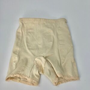 Vtg 50s 60s SlimLook By Young SMOOTHIE Ivory PANTY GIRDLE Size Medium‎ Firm 2612